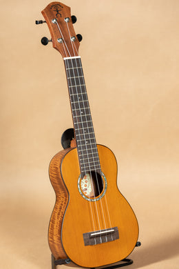 aNueNue Hawaiian Dream Series S4 Solid Cedar Top Soprano Ukulele